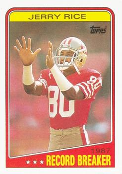 1988 Topps #6 Jerry Rice Front