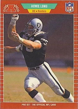 1989 Pro Set #186 Howie Long Front