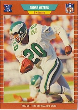 1989 Pro Set #324 Andre Waters Front