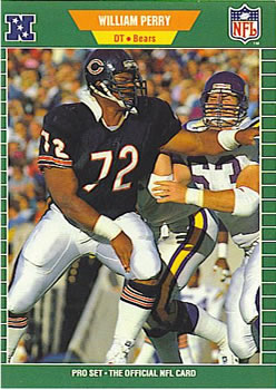 1989 Pro Set #47 William Perry Front