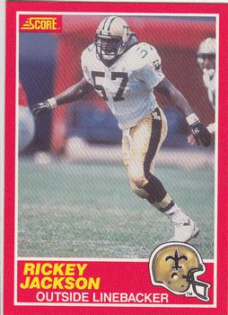 1989 Score #136 Rickey Jackson Front