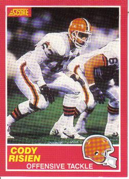 1989 Score #164 Cody Risien Front