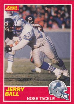 1989 Score #169 Jerry Ball Front