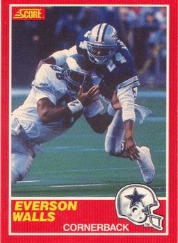1989 Score #171 Everson Walls Front