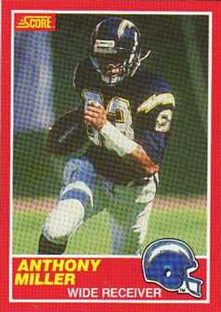 1989 Score #178 Anthony Miller Front