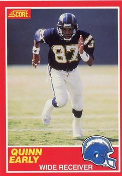 1989 Score #191 Quinn Early Front