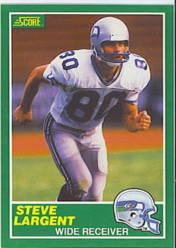 1989 Score #225 Steve Largent Front