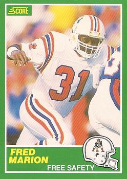 1989 Score #232 Fred Marion Front