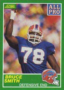 1989 Score #307 Bruce Smith Front
