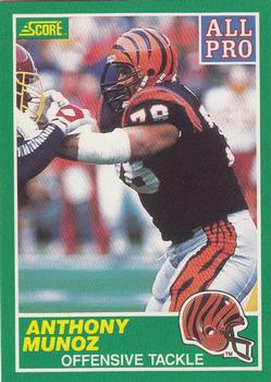1989 Score #309 Anthony Munoz Front