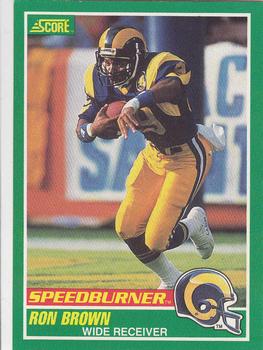 1989 Score #313 Ron Brown Front