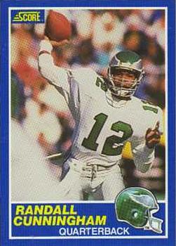 1989 Score #75 Randall Cunningham Front