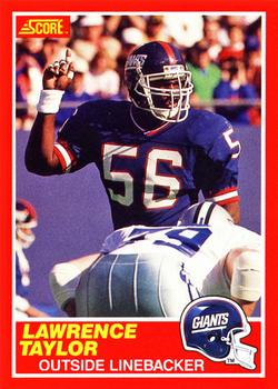1989 Score #192 Lawrence Taylor Front