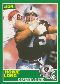 1989 Score #242 Howie Long Front