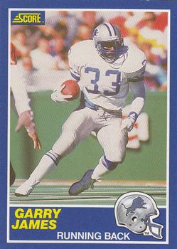 1989 Score #94 Garry James Front