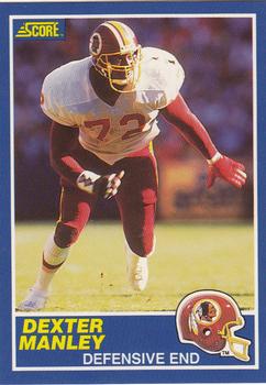 1989 Score #98 Dexter Manley Front