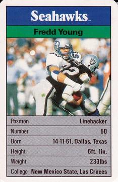 1987 Ace Fact Pack Seattle Seahawks #22 Fredd Young Front