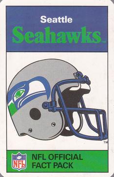 1987 Ace Fact Pack Seattle Seahawks #23 Seahawks Helmet Front