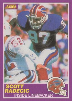 1989 Score Supplemental #393S Scott Radecic  Front