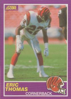 1989 Score Supplemental #394S Eric Thomas  Front