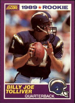 1989 Score Supplemental #436S Billy Joe Tolliver  Front