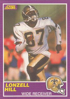 1989 Score Supplemental #347S Lonzell Hill  Front