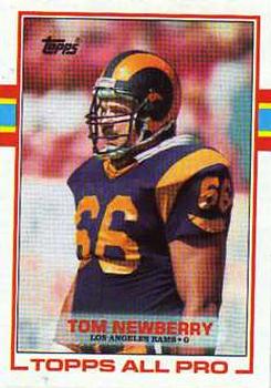 1989 Topps #123 Tom Newberry Front