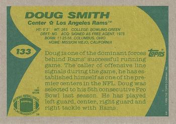1989 Topps #133 Doug Smith Back