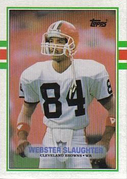 1989 Topps #140 Webster Slaughter Front