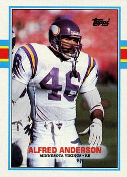 1989 Topps #85 Alfred Anderson Front