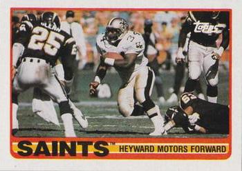 1989 Topps #152 Saints Team Leaders (Heyward Motors Forward) Front