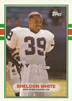 1989 Topps #170 Sheldon White Front