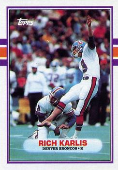 1989 Topps #244 Rich Karlis Front