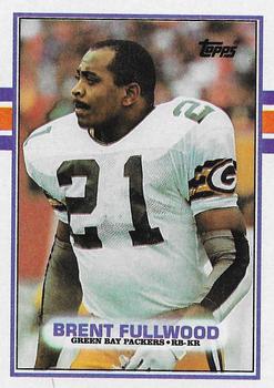 1989 Topps #372 Brent Fullwood Front