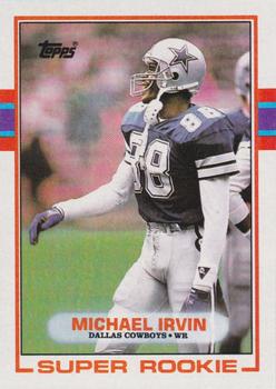 1989 Topps #383 Michael Irvin Front