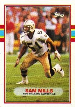 1989 Topps #155 Sam Mills Front