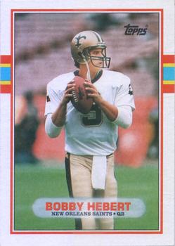 1989 Topps #162 Bobby Hebert Front