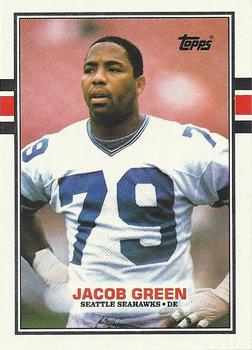 1989 Topps #189 Jacob Green Front
