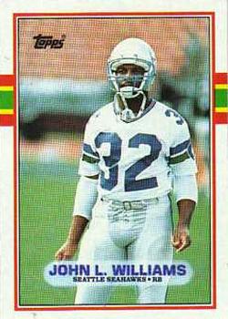 1989 Topps #190 John L. Williams Front