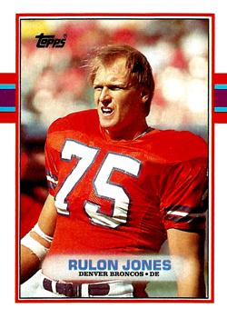1989 Topps #248 Rulon Jones Front