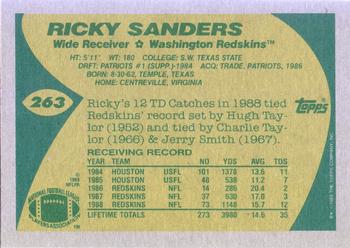 Starting Lineup Card Details about   1990  RICKY SANDERS YELLOW WASHINGTON REDSKINS - 