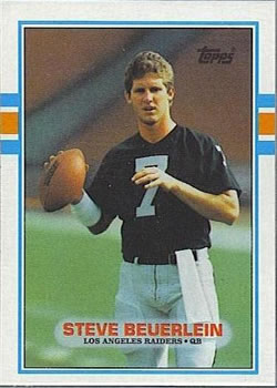 1989 Topps #270 Steve Beuerlein Front