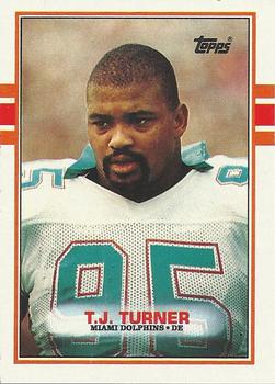 1989 Topps #294 T.J. Turner Front