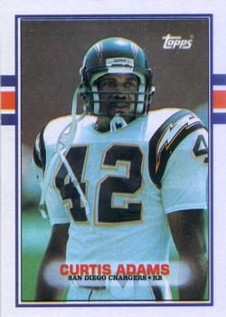 1989 Topps #312 Curtis Adams Front