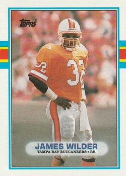 1989 Topps #329 James Wilder Front
