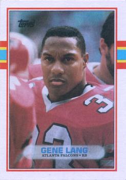 1989 Topps #343 Gene Lang Front