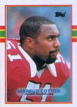 1989 Topps #344 Marcus Cotton Front