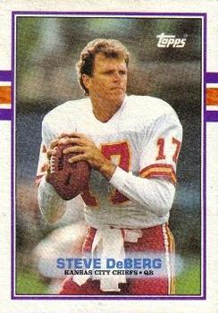 1989 Topps #349 Steve DeBerg Front