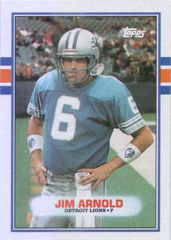 1989 Topps #362 Jim Arnold Front