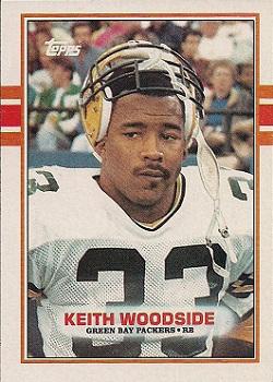1989 Topps #375 Keith Woodside Front
